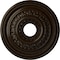 Ekena Millwork Orleans Ceiling Medallion (Fits Canopies up to 4 5/8"), 17 5/8"OD X 3 5/8"ID X 1 7/8"P, Bronze CM17OLBZS - alternate 1